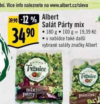 Albert Albert salát párty mix 180 g nabídka