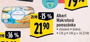 Albert Albert makrelová pomazánka 135 g nabídka