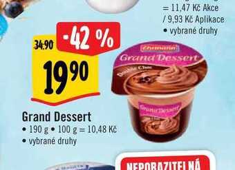 Albert Grand dessert 190 g nabídka