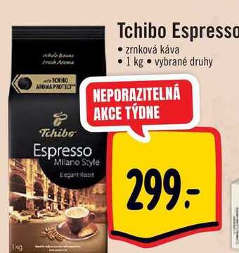 Albert Tchibo espresso • zrnková káva 1 kg nabídka