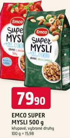 Trefa Emco super mysli 500 g nabídka