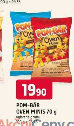 Trefa Pom-bär oven minis 70 g nabídka