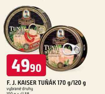 Trefa F. j. kaiser tuňák 170 g nabídka