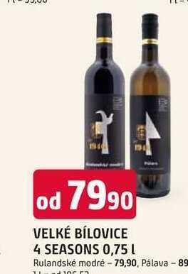 Trefa Velké bílovice 4 seasons 0,75 l nabídka