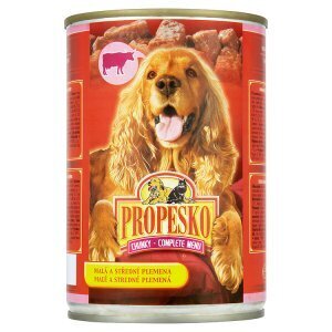 Trefa Propesko konzerva pro psy 415g, vybrané druhy nabídka