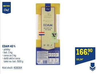 Makro EDAM 40% nabídka