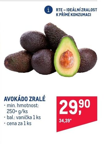 Makro AVOKÁDO ZRALÉ nabídka