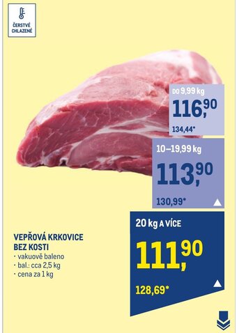 Makro VEPŘOVÁ KRKOVICE BEZ KOSTI nabídka