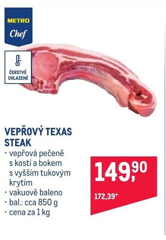 Makro VEPŘOVÝ TEXAS STEAK nabídka