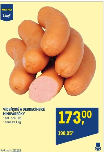 Makro VÍDEŇSKÉ A DEBRECÍNSKÉ MINIPÁREČKY nabídka