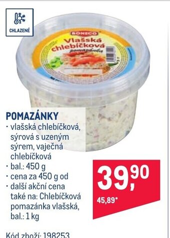 Makro POMAZÁNKY nabídka