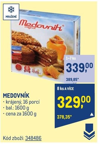 Makro MEDOVNÍK nabídka
