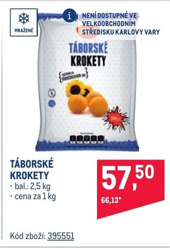 Makro TÁBORSKÉ KROKETY nabídka