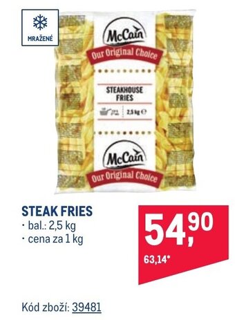 Makro STEAK FRIES nabídka