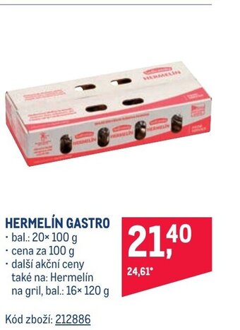 Makro HERMELÍN GASTRO nabídka