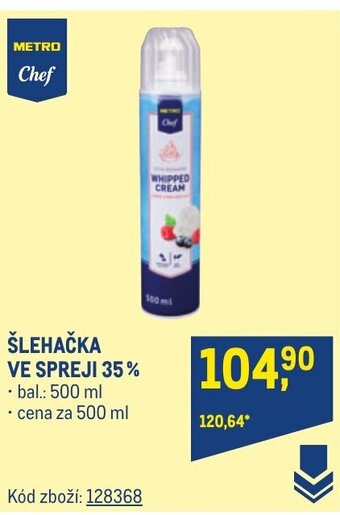 Makro ŠLEHAČKA VE SPREJI 35% nabídka