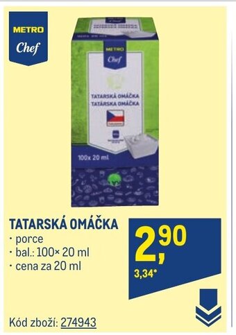 Makro TATARSKÁ OMÁČKA nabídka