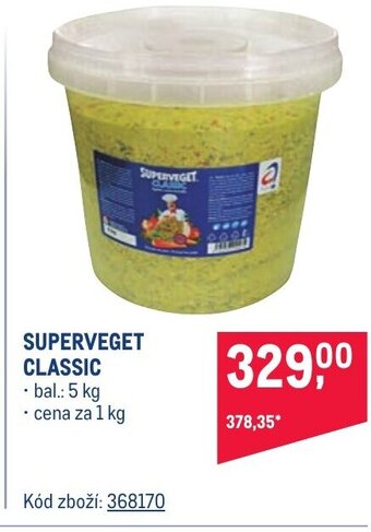 Makro SUPERVEGET CLASSIC nabídka