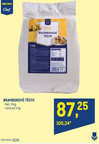 Makro BRAMBOROVÉ TĚSTO nabídka