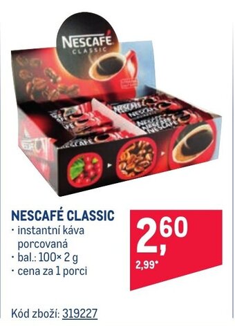 Makro NESCAFÉ CLASSIC nabídka