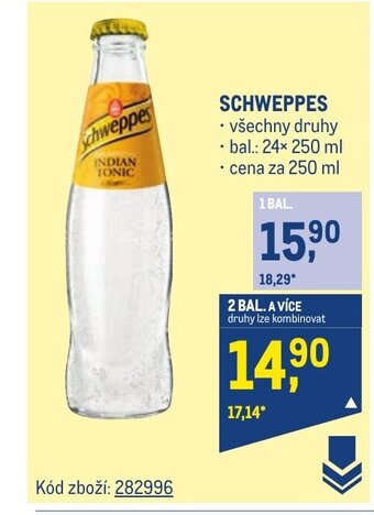 Makro SCHWEPPES nabídka