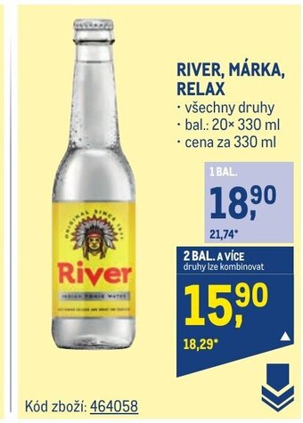 Makro RIVER, MÁRKA, RELAX nabídka