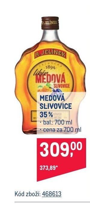 Makro MEDOVÁ SLIVOVICE 35% nabídka