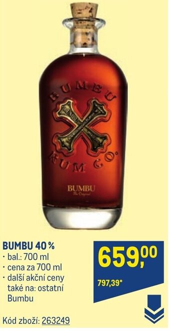 Makro BUMBU 40% nabídka