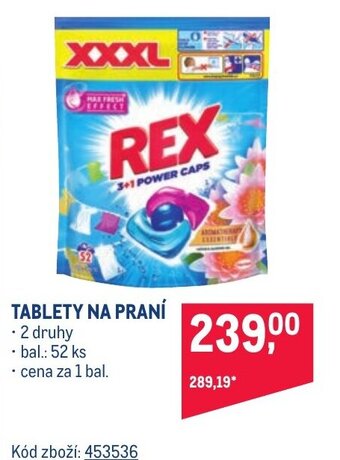 Makro TABLETY NA PRANÍ nabídka
