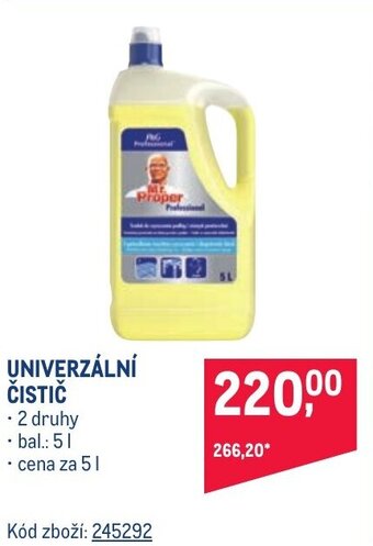 Makro UNIVERZÁLNÍ ČISTIČ nabídka
