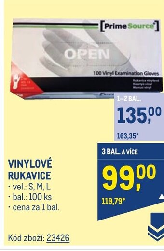 Makro VINYLOVÉ RUKAVICE nabídka