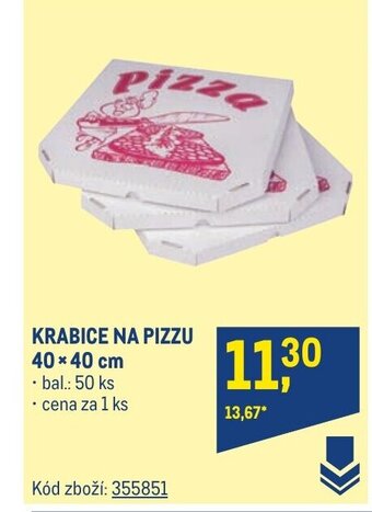 Makro KRABICE NA PIZZU 40X40 CM nabídka