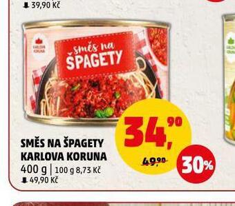 Penny Market Směs na špagety nabídka