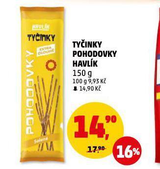 Penny Market Tyčinky pohodovky havlík nabídka
