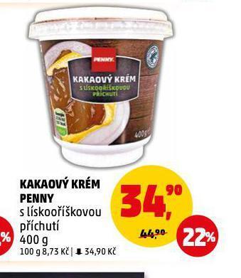 Penny Market Kakaový krém nabídka