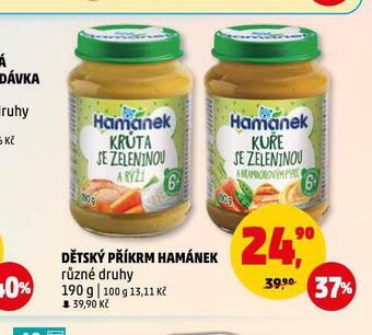 Dětský příkrm hamánek