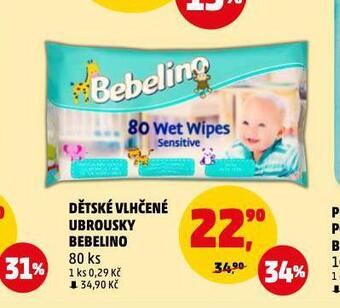 Penny Market Bebelino dětské vlhčené ubrousky nabídka