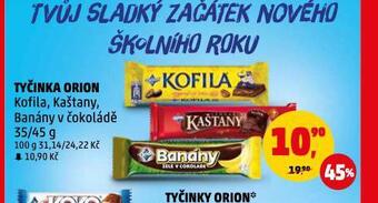 Penny Market Banány v čokoládě nabídka