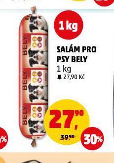 Penny Market Salám pro psy bely nabídka