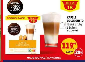 Penny Market Kávové kapsle dolce gusto nabídka