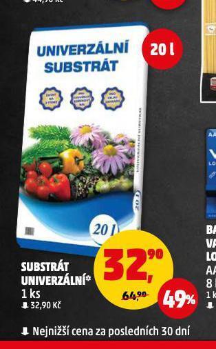 Penny Market Substrát univerzální nabídka