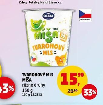 Penny Market Míša tvarohový mls nabídka