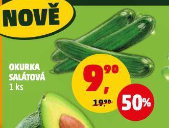 Penny Market Okurka salátová nabídka