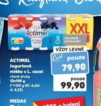 Actimel jogurtové mléko s l. casei