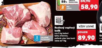 Kaufland Rodinný vepřový balík nabídka