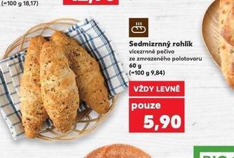 Kaufland Sedmizrnný rohlík nabídka