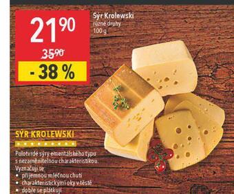 Globus Sýr krolewski nabídka