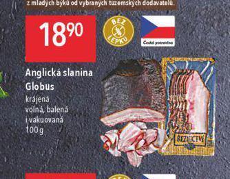 Globus Anglická slanina nabídka