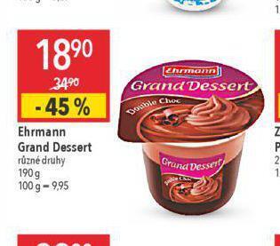 Globus Ehrmann grand dessert nabídka