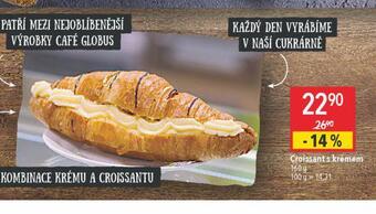 Globus Croissant s krémem nabídka